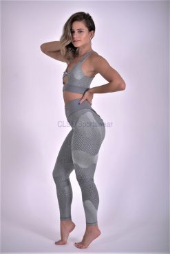 Alternative view of NC Galaxy Infinity Cinza Dry Textured Leggings And Biker Shorts