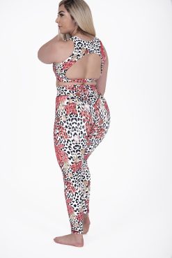 Alternative view of NC Small Marine Leopard Jasmine Top