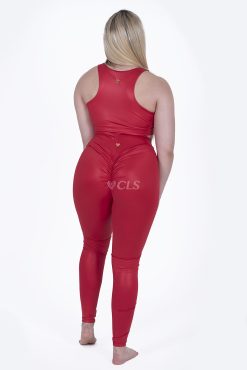 Alternative view of NC Luxe Racerback Scarlet Crop Top