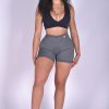 NC Seamless Front Shorts Fuse Dark