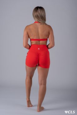 Alternative view of NC Proactive Isla Halter Top Vermelho