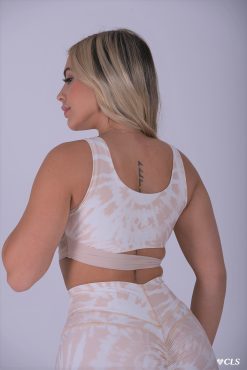 Alternative view of NC Knotted Tie Top Sweet Cream