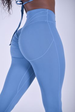 Alternative view of NC Sculpt Scrunch Leggings Denim Blue