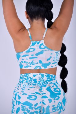 Alternative view of NC Susy Top Turquoise Leopard