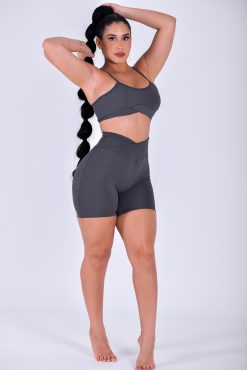 Alternative view of NC Sculpt Scrunch Shorts Dark Grey