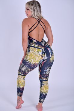 Alternative view of NC Corset Bodysuit Rainforest V Back Long