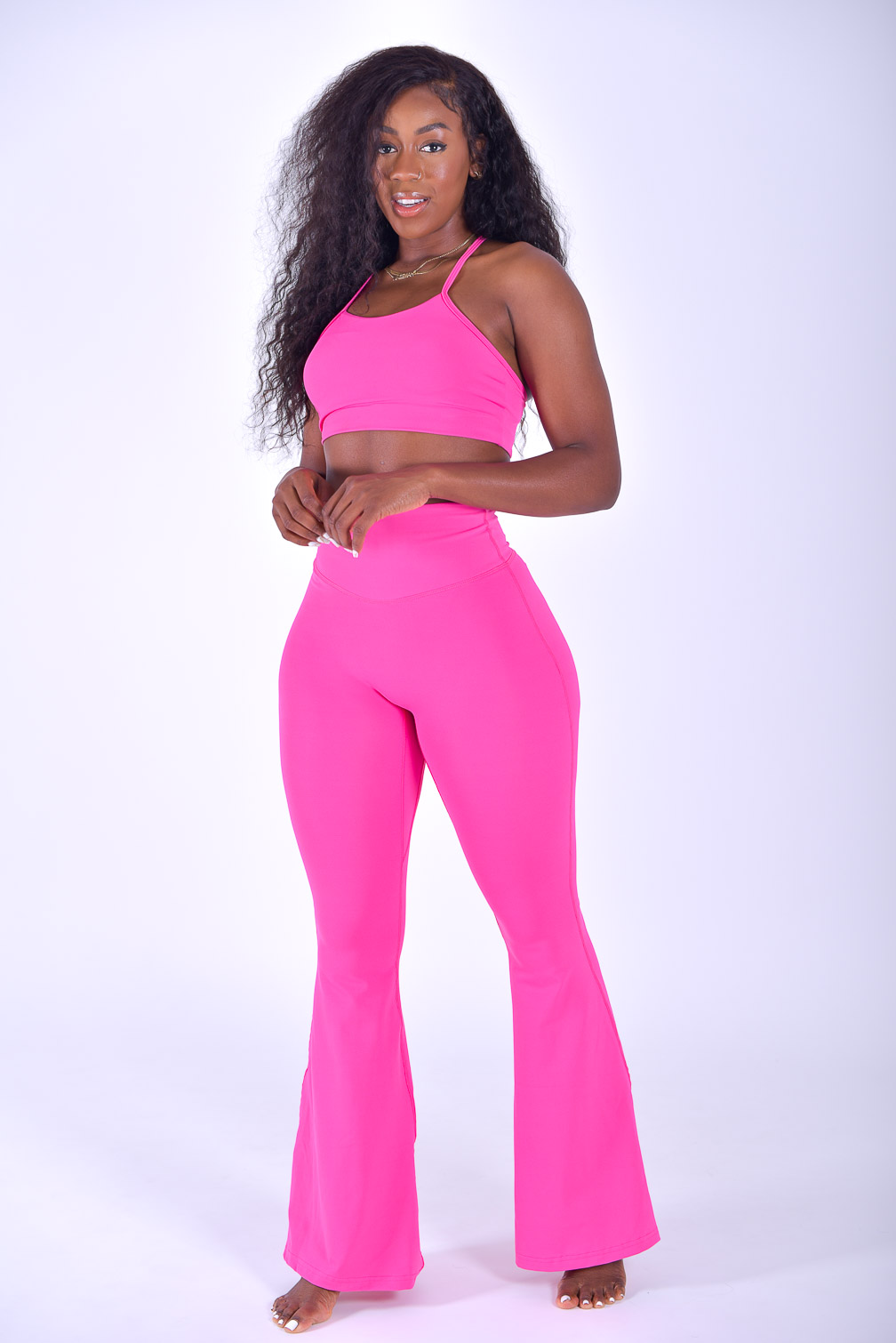 Up Flare Leggings Jujuba Pink (Custom-Made) – CLS Sportswear