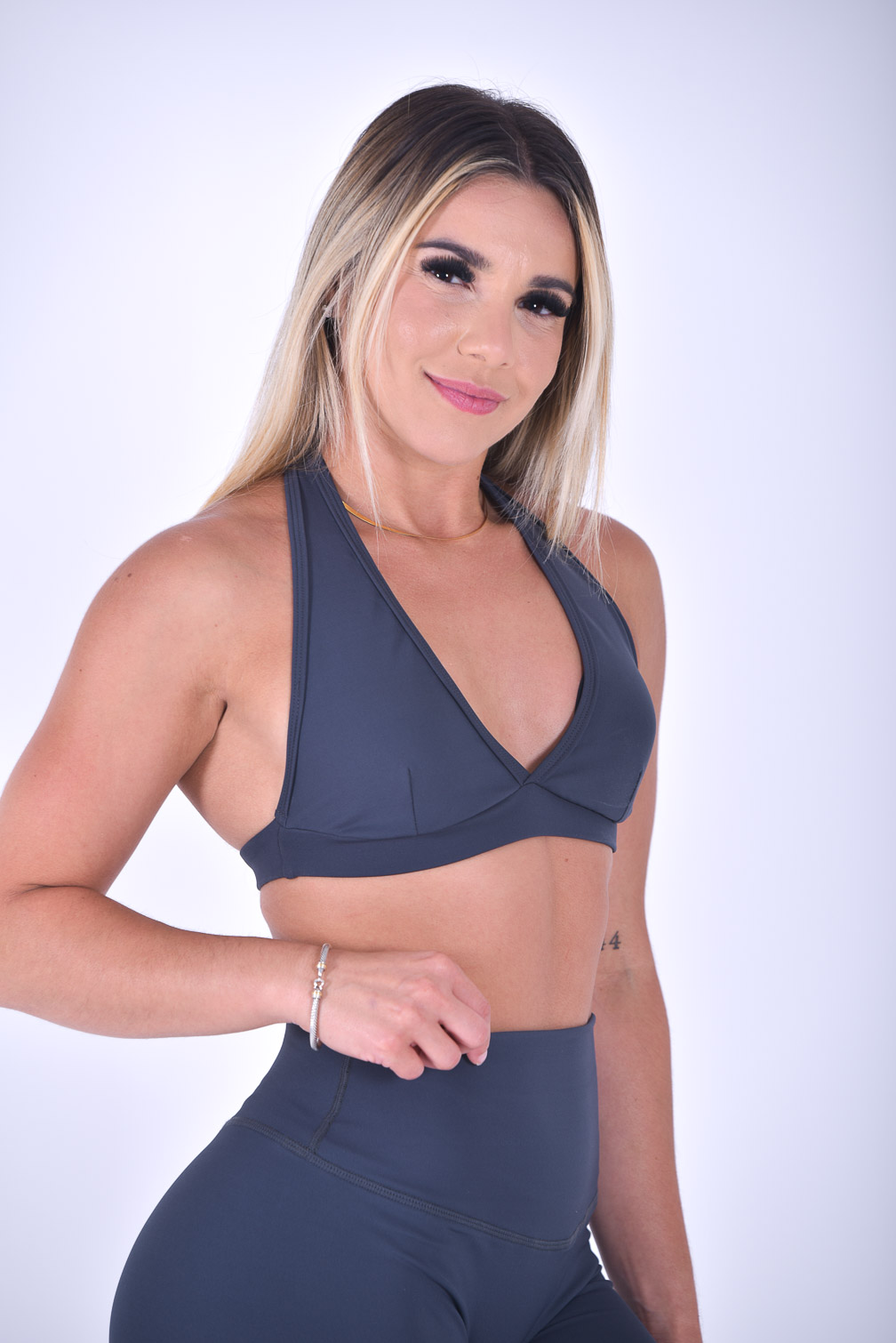 NC Up Isla Halter Top Charcoal Gray – CLS Sportswear