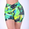 NC Shape Ultimate Shorts Tie Dye Lemon Lime