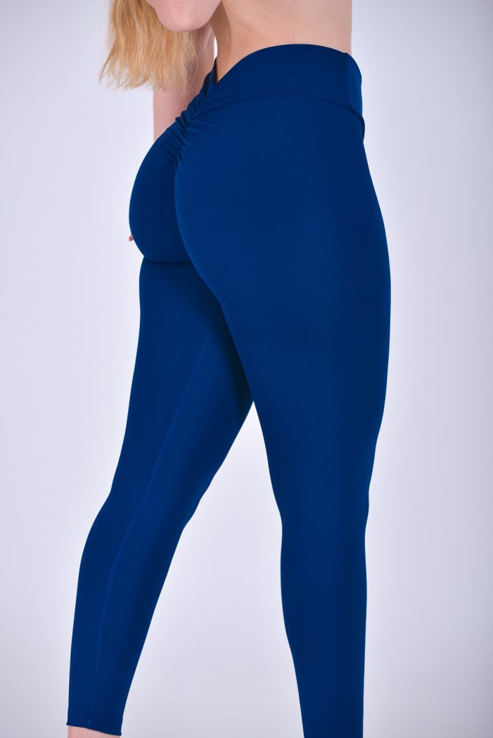 NC Navy Blue V-Back Leggings – CLS Sportswear