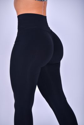 NC Seamless Scrunch Leggings Super Black