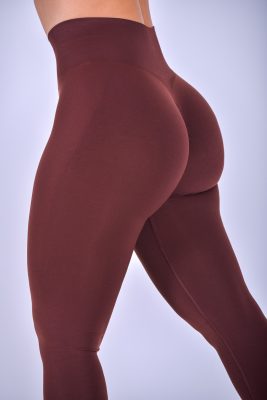 NC Seamless Scrunch Leggings Hot Fudge