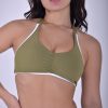 Contrast Bicolor Sports Bra (Custom-Made)
