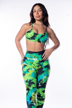 Alternative view of Shape Printed Belle Top Lemon Lime (Custom-Made)