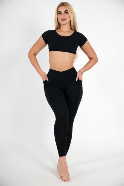 Alternative view of FlexSoft Sports Bra Black (Custom-Made)